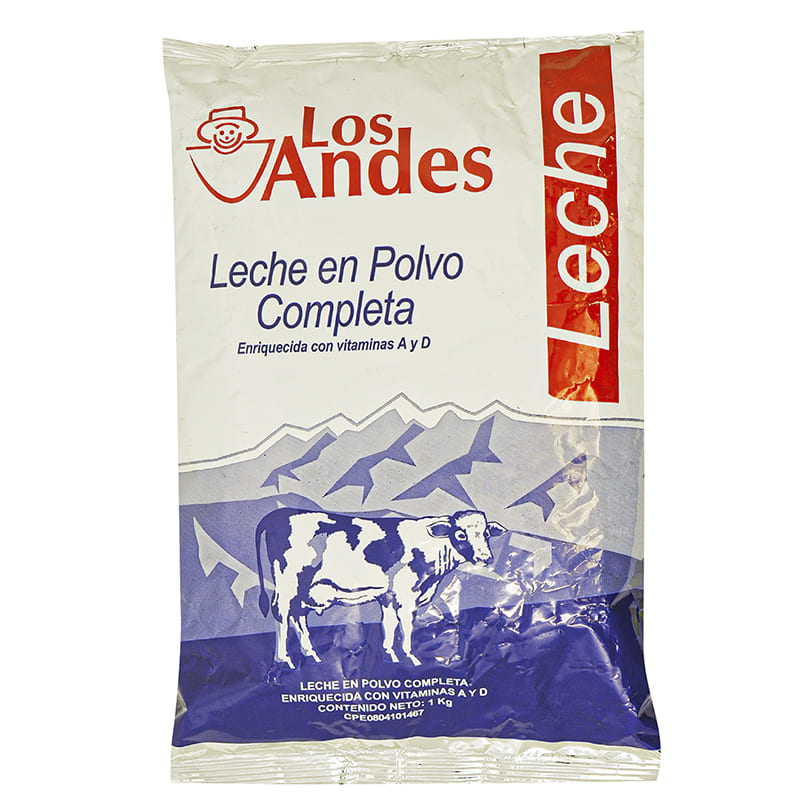 LECHE EN POLVO COMPLETA LOS ANDES 1 KG