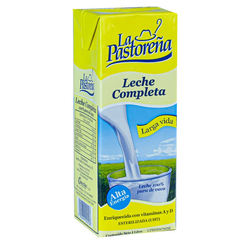 LECHE COMPLETA  LA PASTOREÑA 1 L  