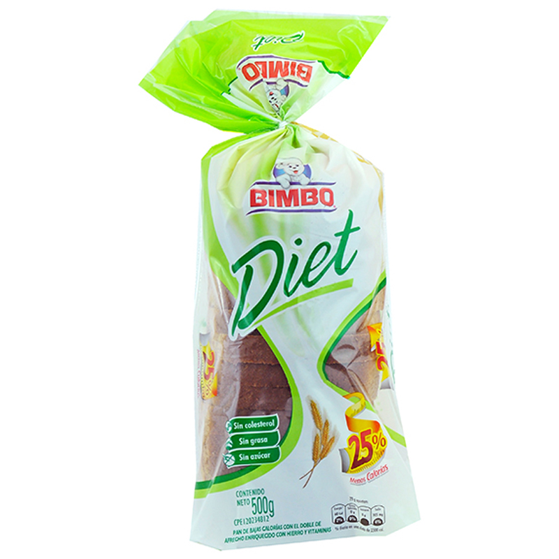 PAN BIMBO DIET 500 GR