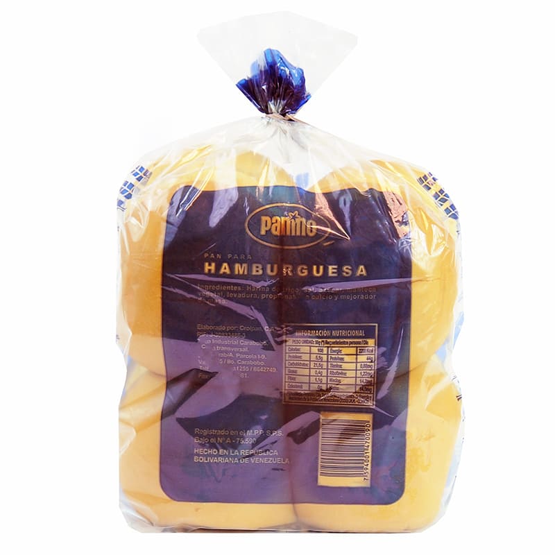 PAN PARA HAMBURGUESAS PANINO 350 GR