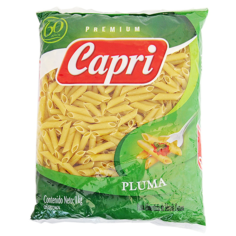 PASTA PLUMA CAPRI PREMIUM 1KG