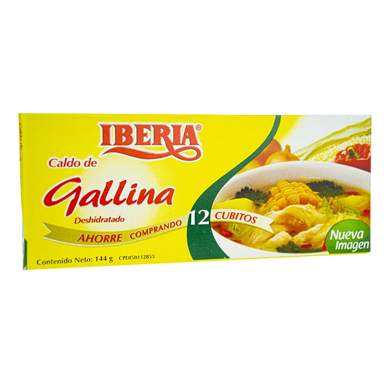 CUBITO DE GALLINA IBERIA 12 UNINDADES