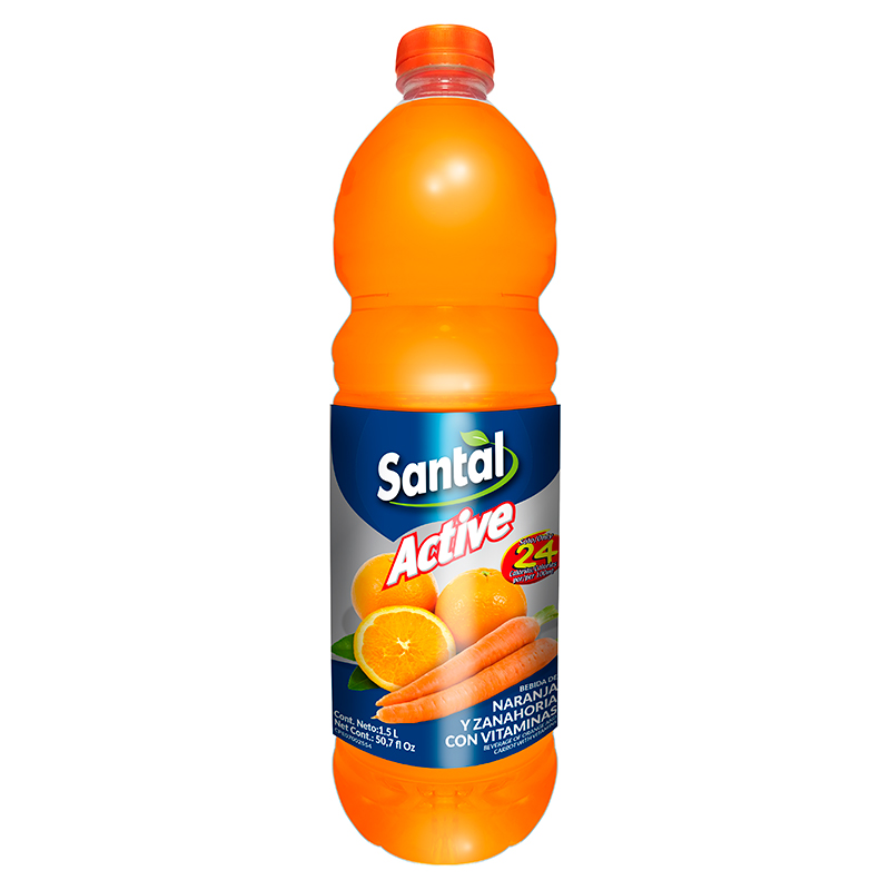 JUGO SANTAL ACTIVE NARAN/ZANAHORIA 1.5LT  