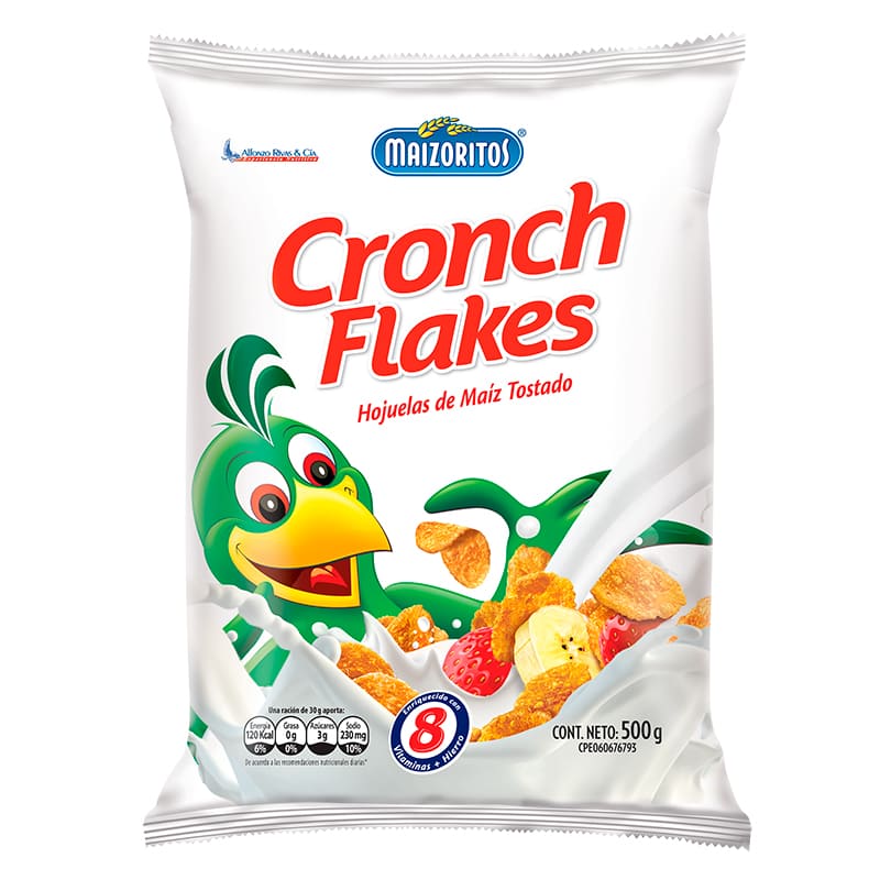 CEREAL MAIZORITOS CRONCH FLAKES 500 GR