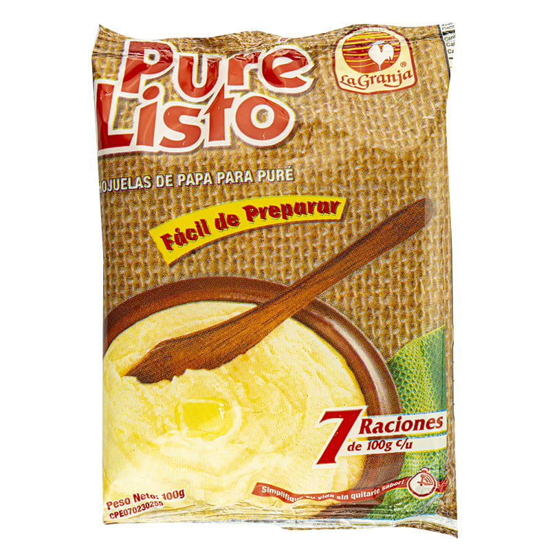 PURE DE PAPA LISTO LA GRANJA 100 GR