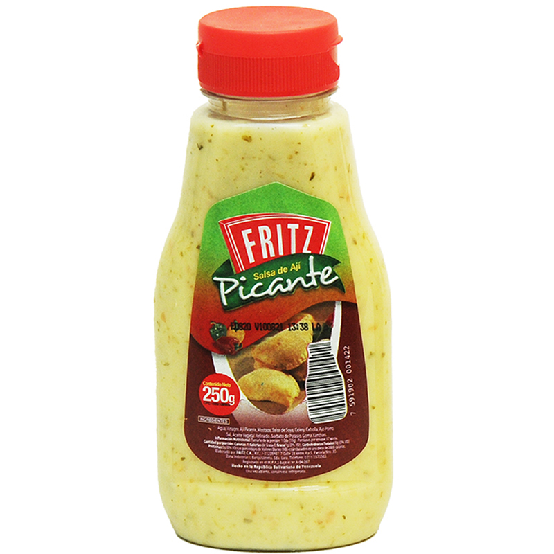 SALSA PICANTE FRITZ 250G 