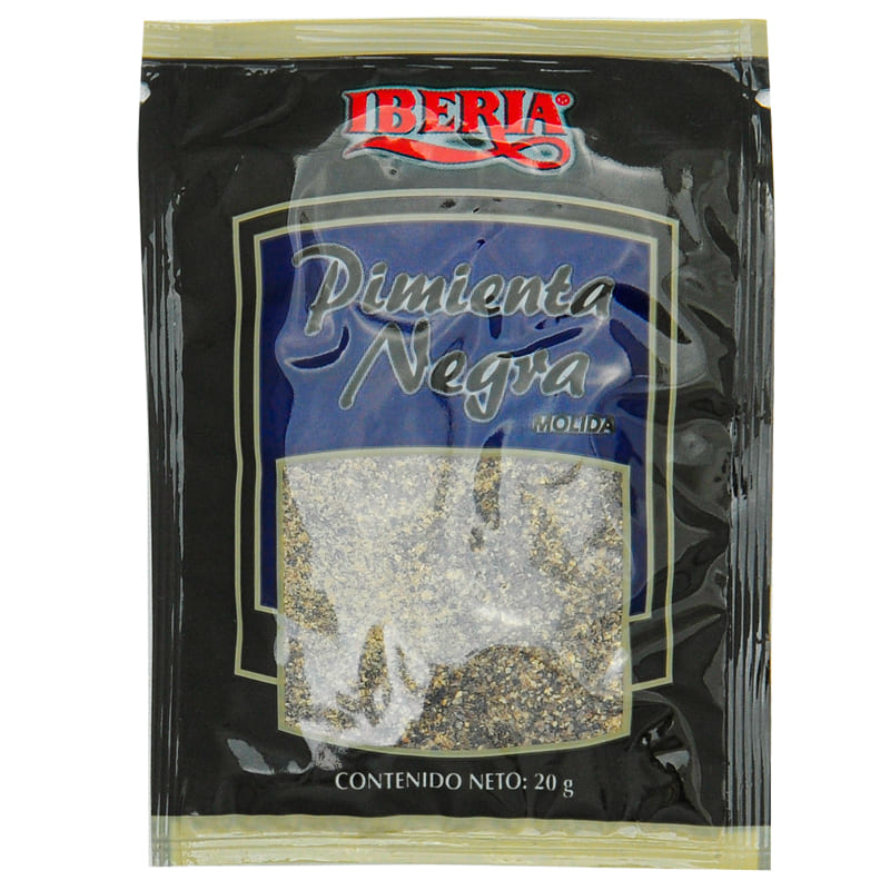 PIMIENTA NEGRA MOLIDA IBERIA 20GR