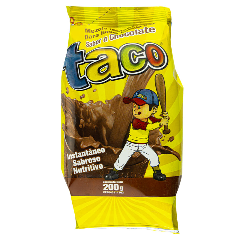 Bebida de chocolate en polvo taco 200gr