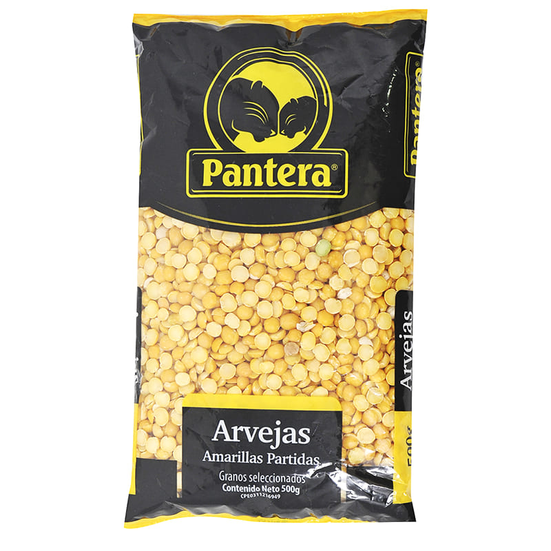 ARVEJAS AMARILLAS PARTIDAS PANTERA 500 GR