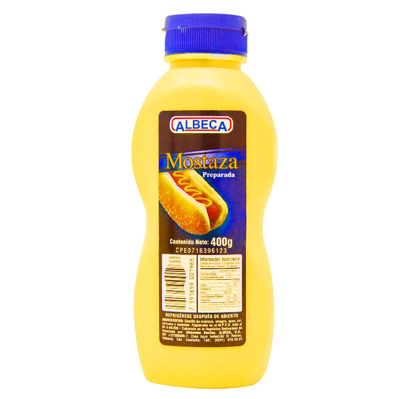 MOSTAZA ALBECA 400GR