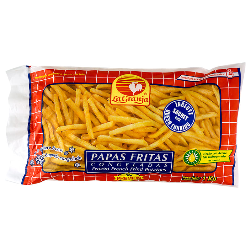 PAPAS FRITAS LA GRANJA 1KG