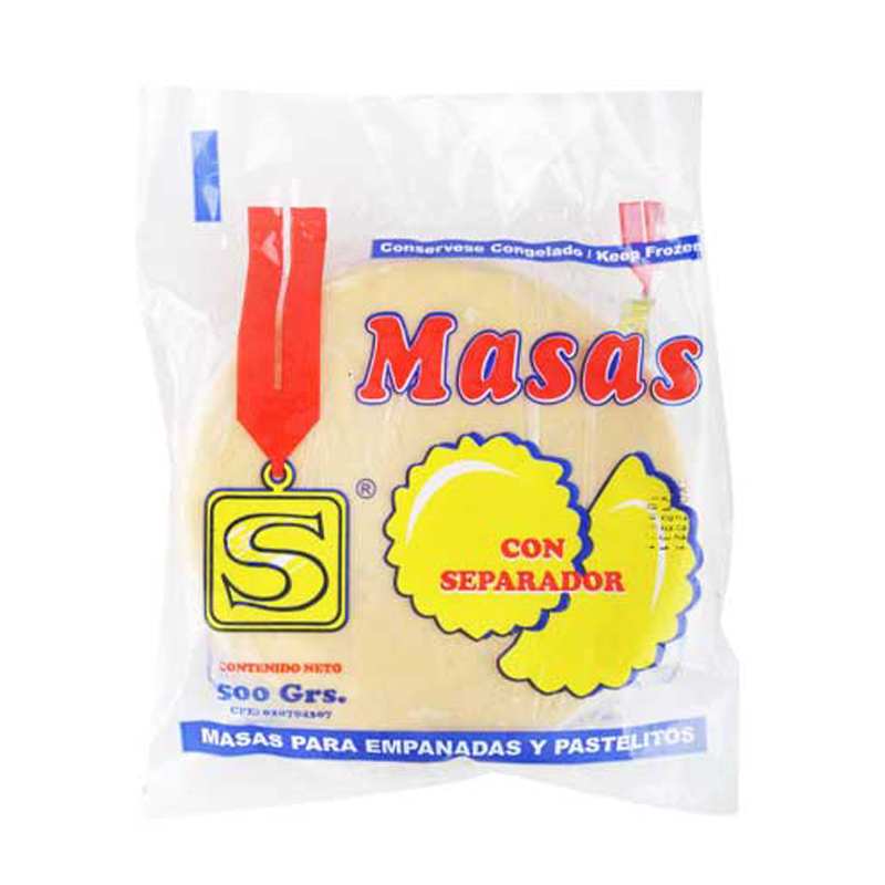 MASA GRANDE SUPER TEQUEÑOS 500 GR