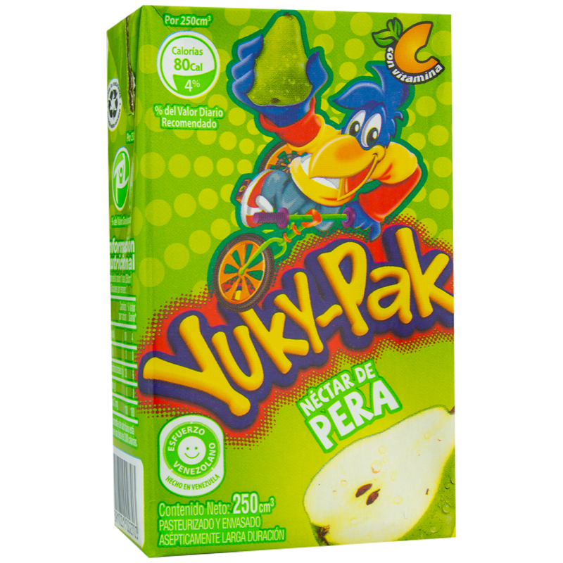 YUKY-PACK NECTAR PERA 250ML