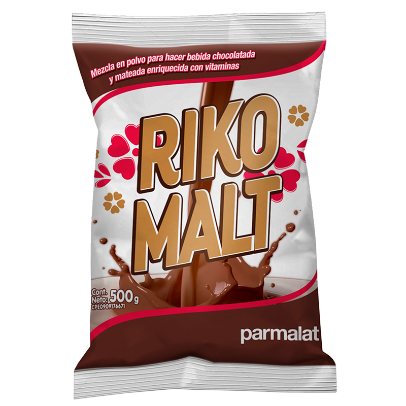 BEBIDA ACHOCOLATADA RIKO MAL PARMALAT SOBRE 500 GR