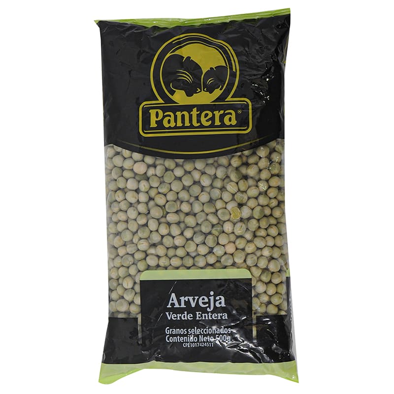 ARVEJAS VERDES ENTERAS PANTERA 500 GR