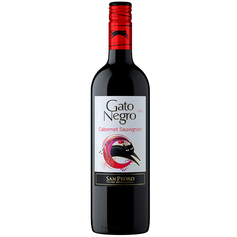 VINO SAN PEDRO GATO NEGRO CABERNET SAUVIGNON 0.75L
