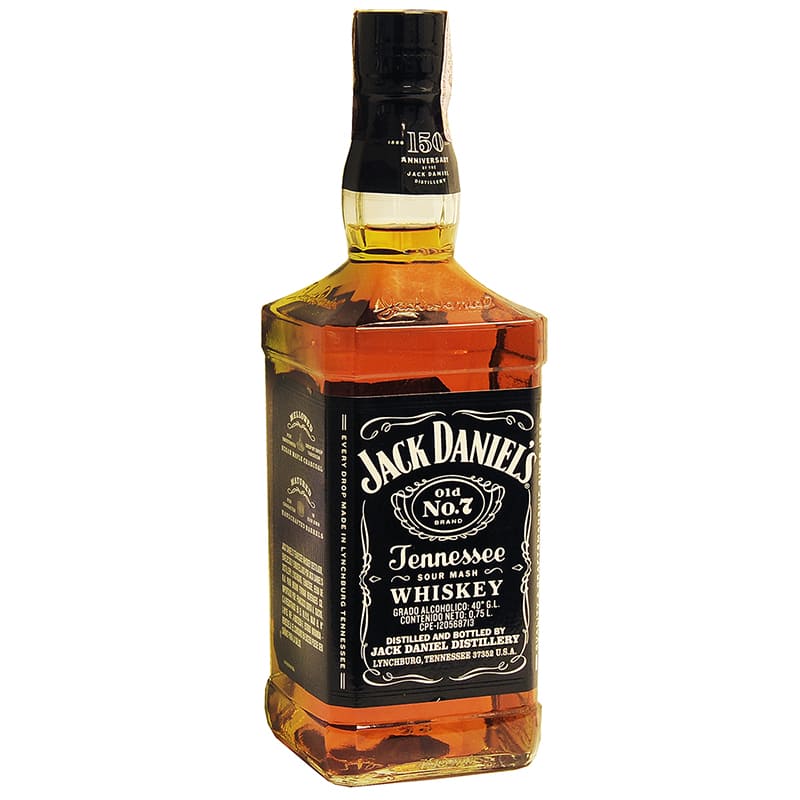 JACK DANIELS OLD WHISKEY 0 .75 L