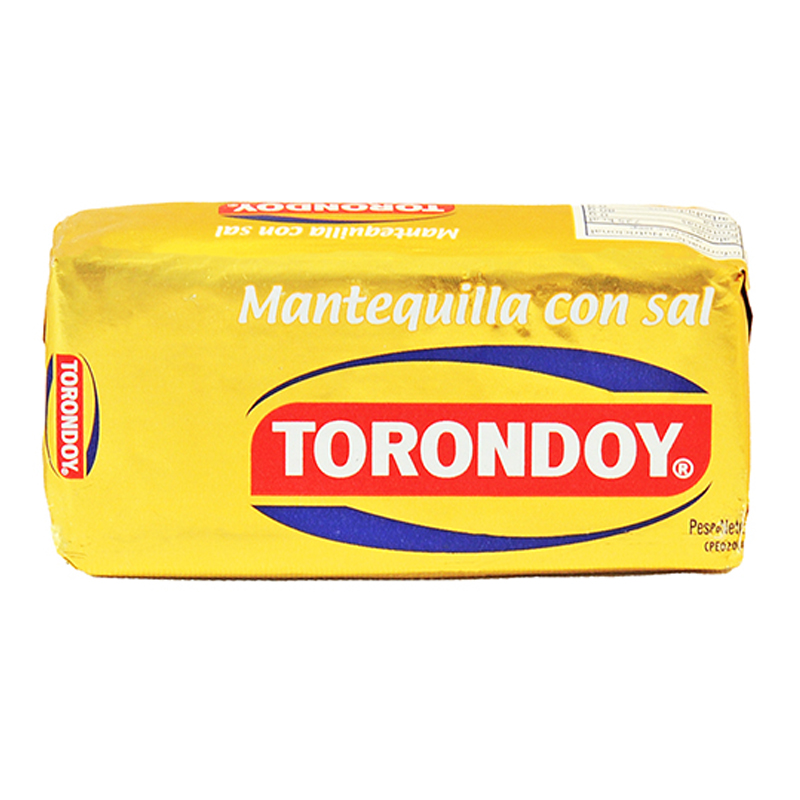 MANTEQUILLA TORONDOY CON SAL 200 GR
