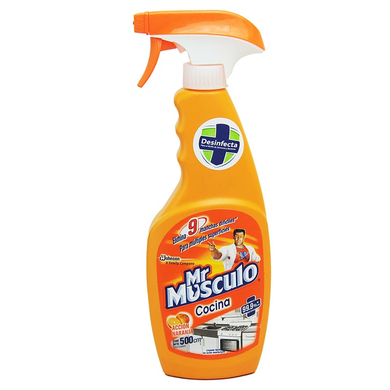 LIMPIA COCINA MR. MUSCULO ACCIÓN NARNJA 500 ML