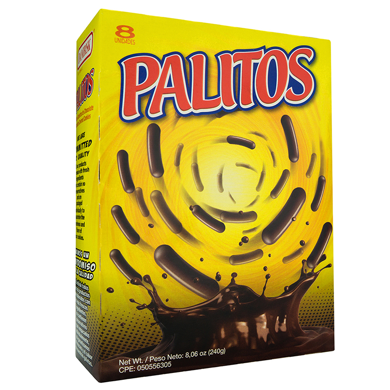 Palitos de Chocolate Danibisk 240Gr