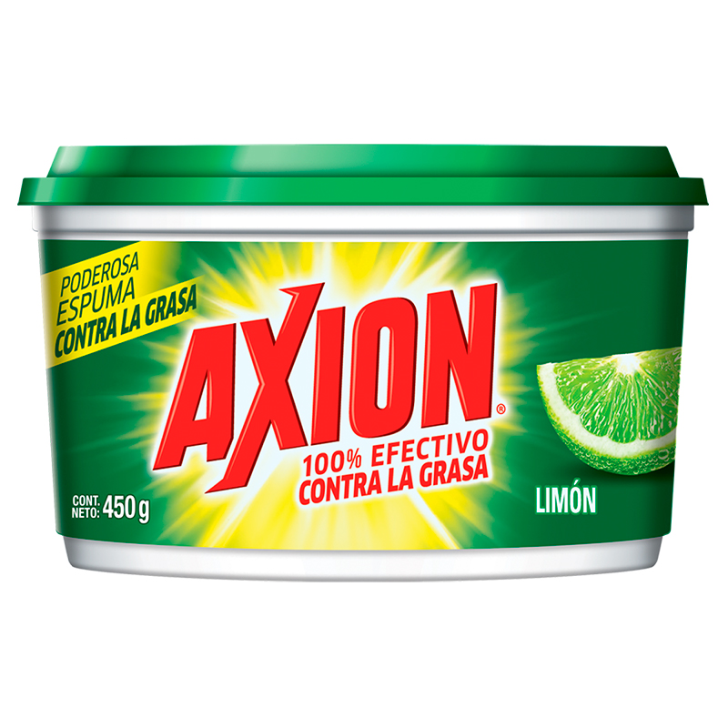 LAVAPLATOS CREMA LIMON AXION 450 GR