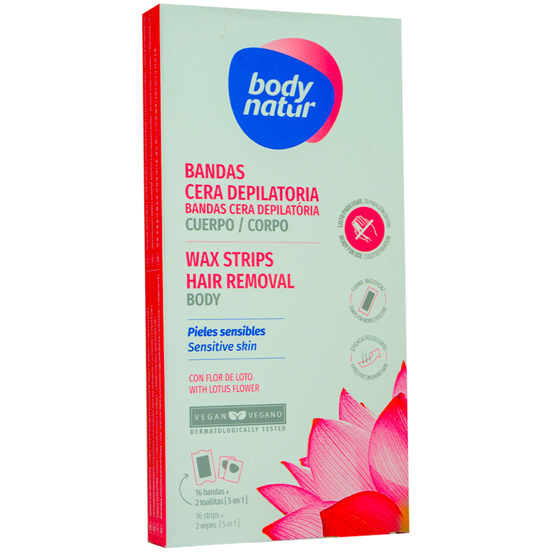 BANDAS DEPILADORAS BODYNATUR LOTO 16 UND