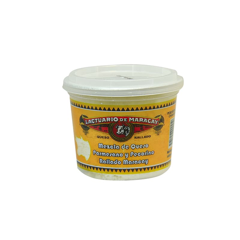 QUESO RALLADO LACTUARIO DE MARACAY PARMESANO Y PECORINO 250 GR