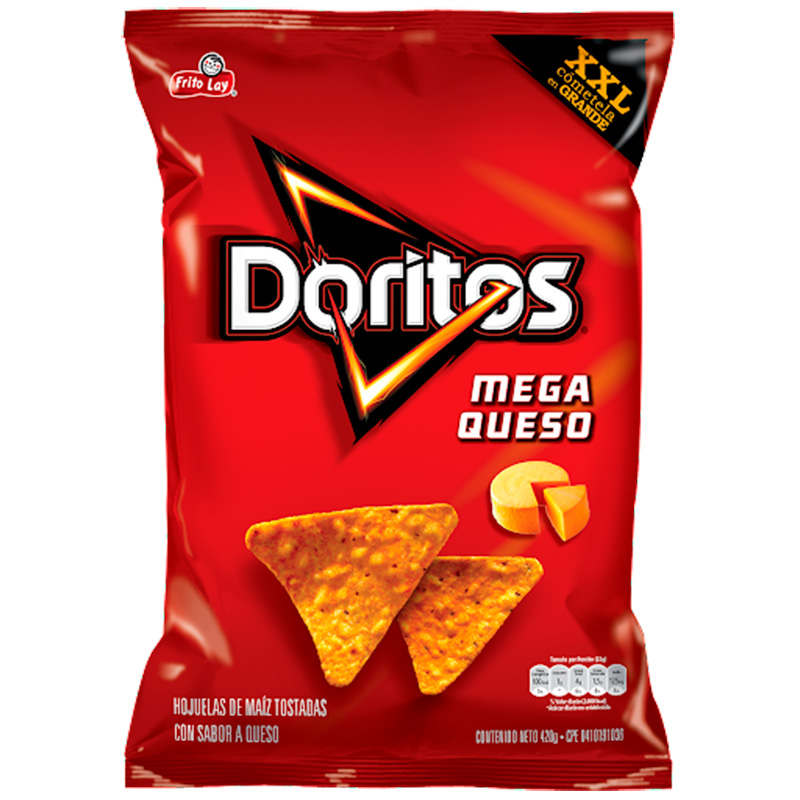 DORITOS MEGA QUESO XXL 420 GR
