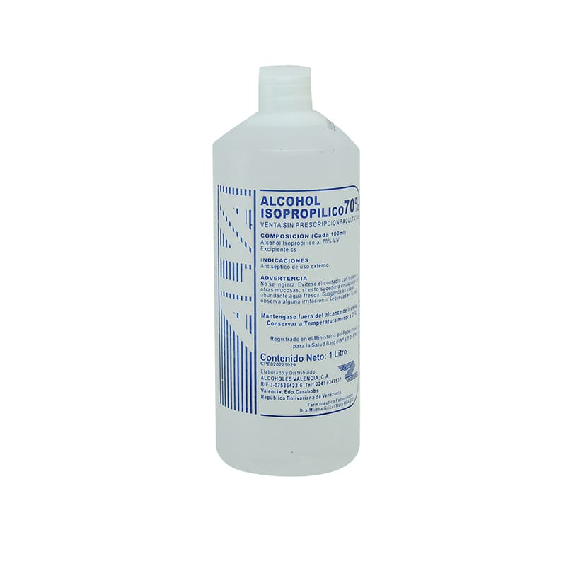 ALCOHOL ALVA ANTISEPTICO 70% 1LT