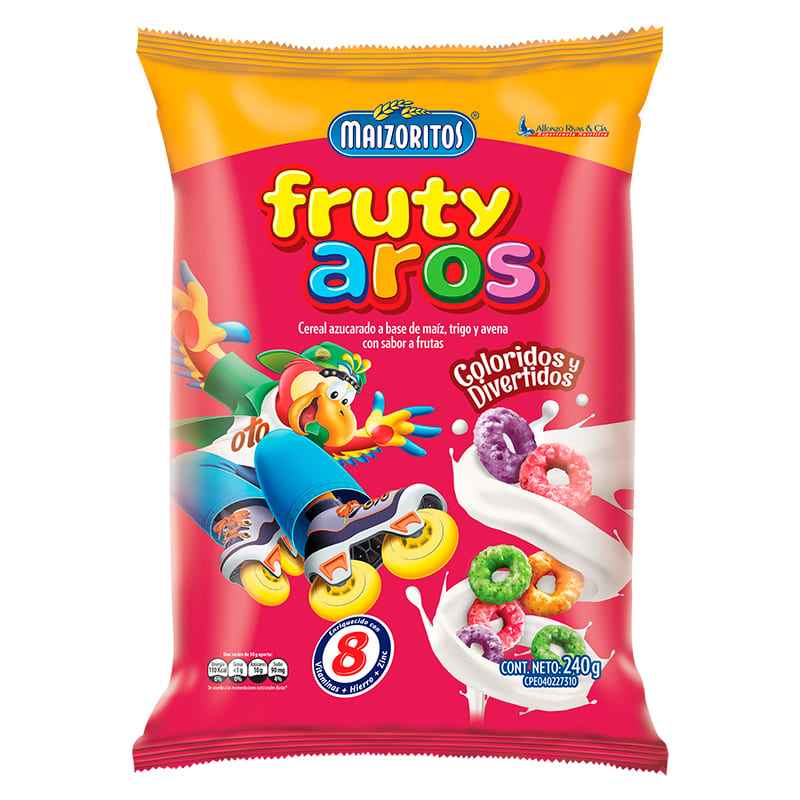 CEREAL FRUTY AROS MAIZORITOS 240 GR
