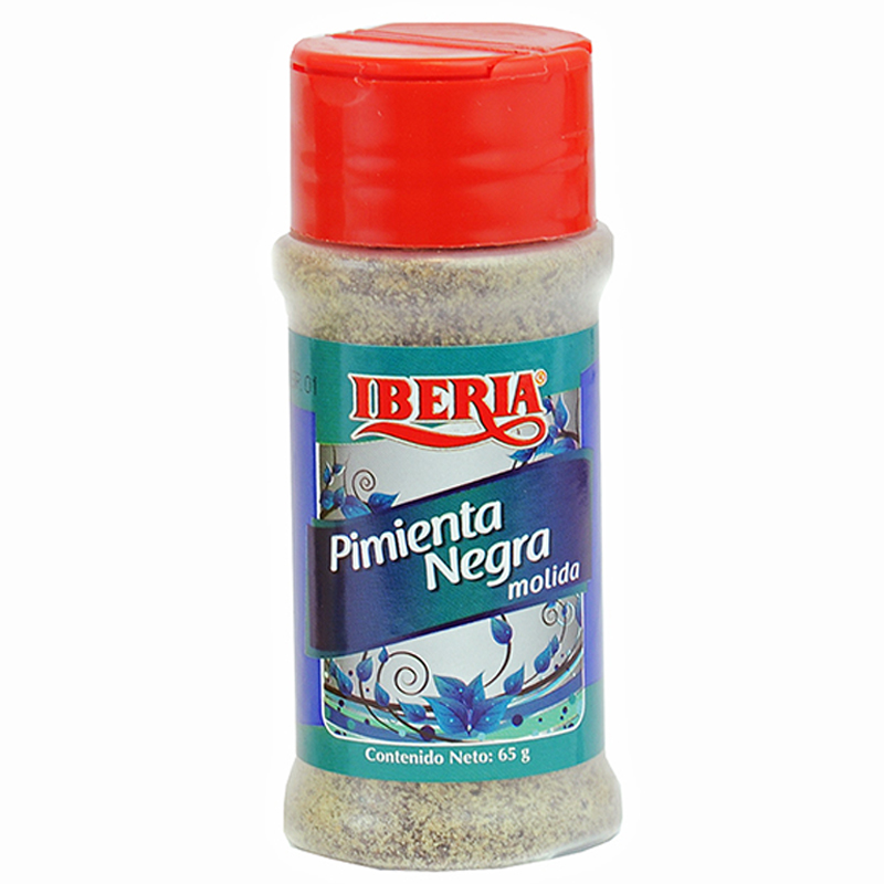 PIMIENTA NEGRA MOLIDA IBERIA 65 GR