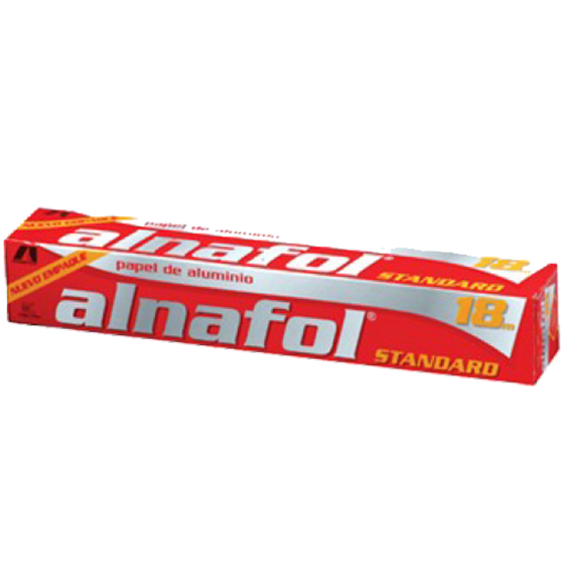 ALNAFOL PAPEL ALUMINIO STANDARD 18 M