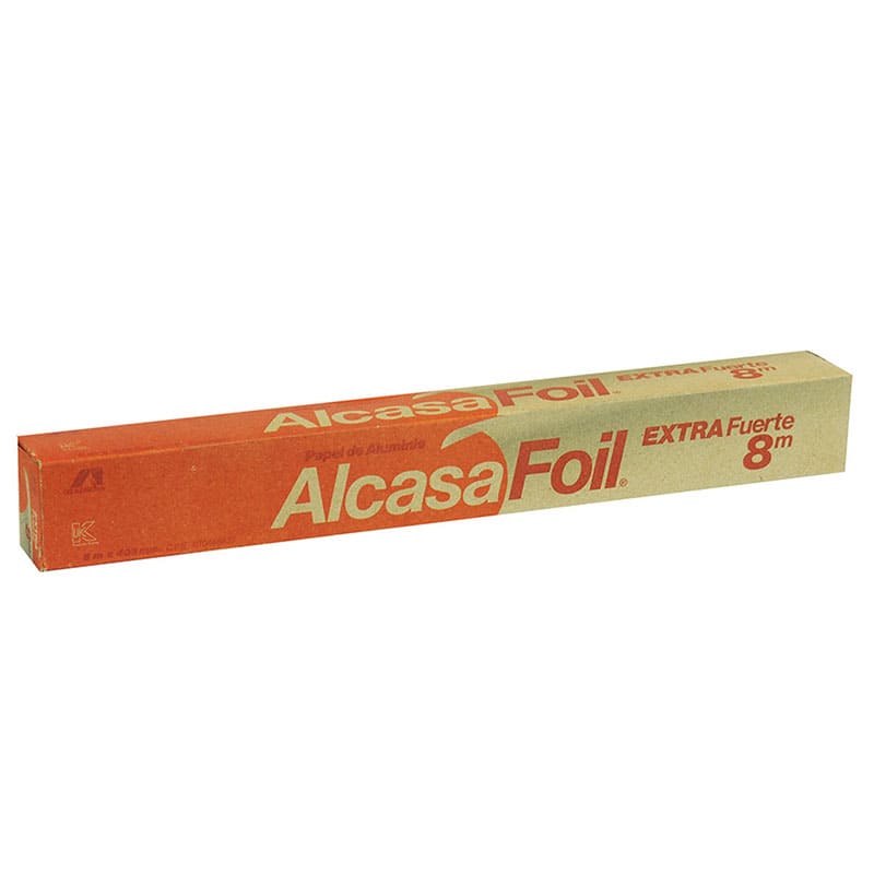 PAPEL ALUMINIO ALCASA FOIL EXTRA FUERTE 8M