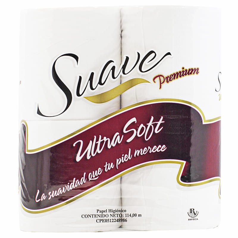 PAPEL HIGIÉNICO SUAVE PREMIUN ULTRA X4