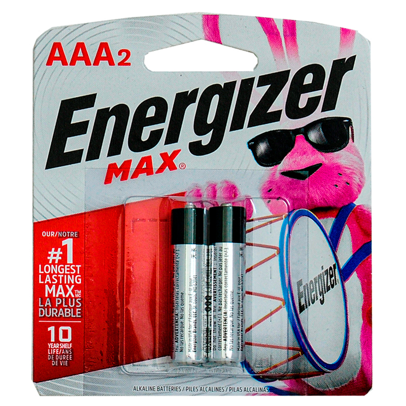 BATERIA ENERGIZER MAX AAA-2UND