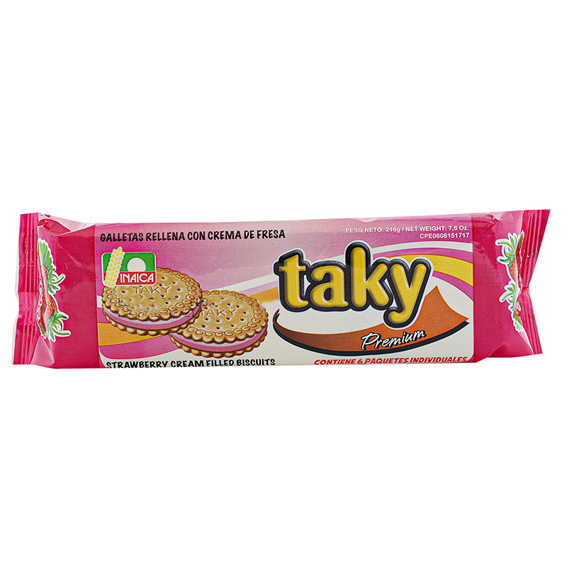 GALLETAS de FRESA TAKY PREMIUM 216 GR