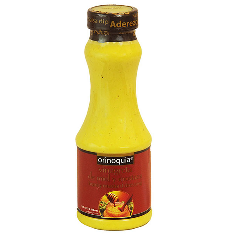 VINAGRETA ORINOQUIA DE MIEL Y MOSTAZA  300 ML.