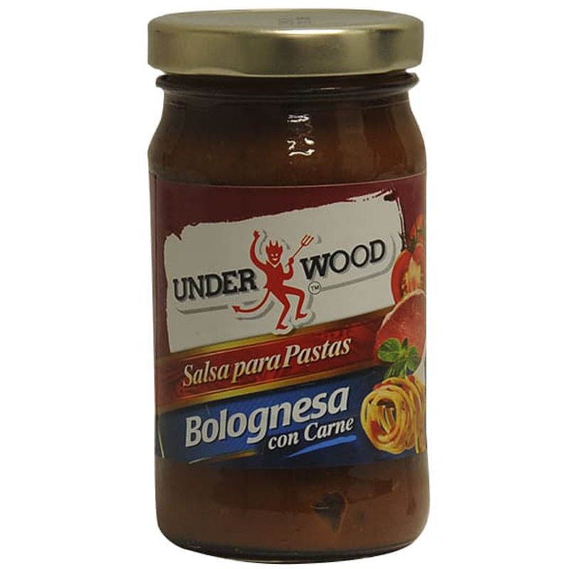 SALSA UNDER WOOD BOLOGNESA CON CARNE 190 GR 