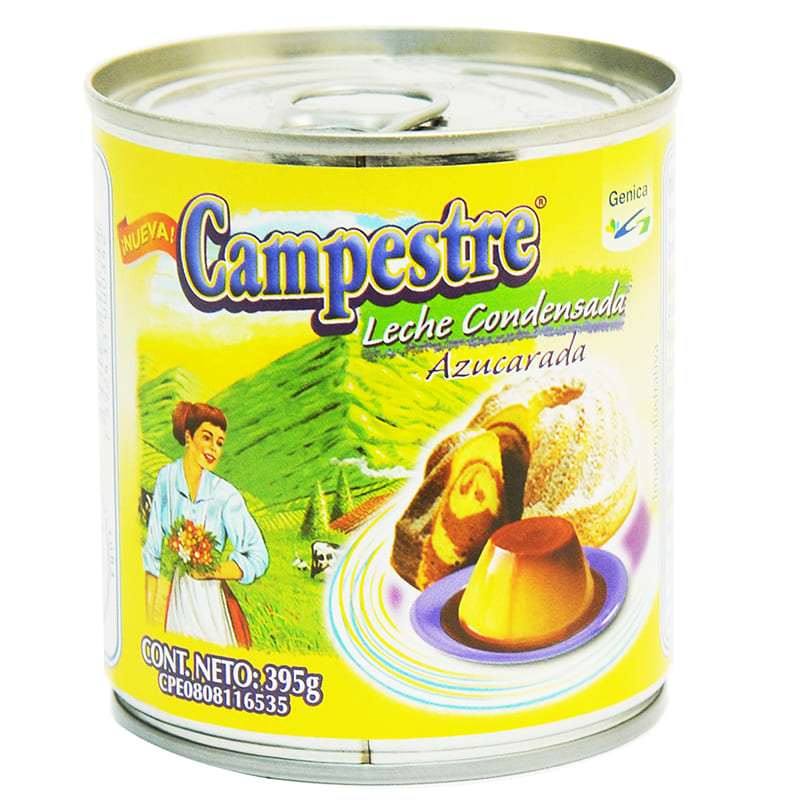LECHE CONDENSADA AZUCARADA CAMPESTRE 395 GR