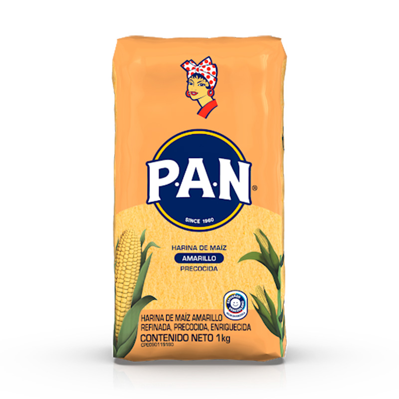 PAN HARINA MAIZ AMARILLO 1KG