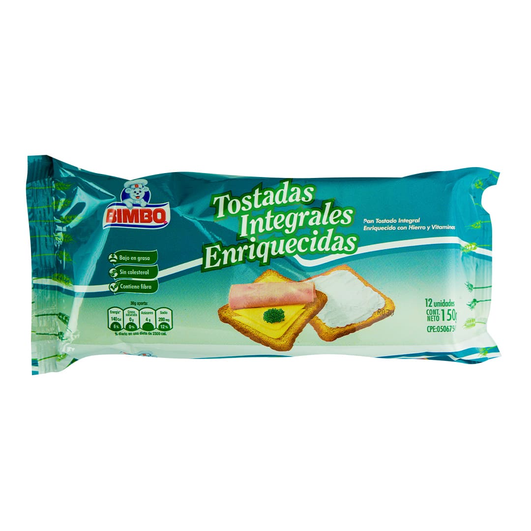 PAN TOSTADO BIMBO DIET 12 UND 150 GR