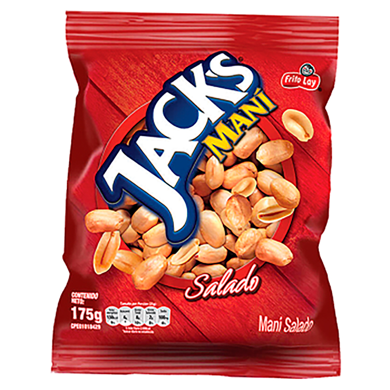 MANI JACKS SALADO 175 GR