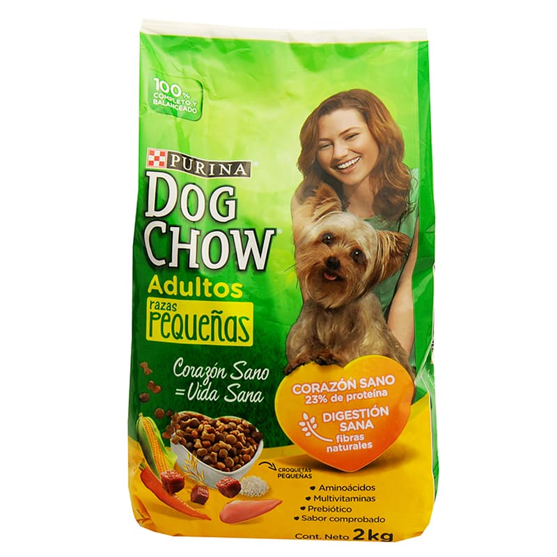 PERRARINA DOG CHOW ADULTOS RAZAS PEQUEÑAS PURINA 2 KG