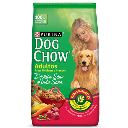 PERRARINA DOG CHOW  ADULTOS RAZAS MEDIANAS Y GRANDES PURINA 4 KG