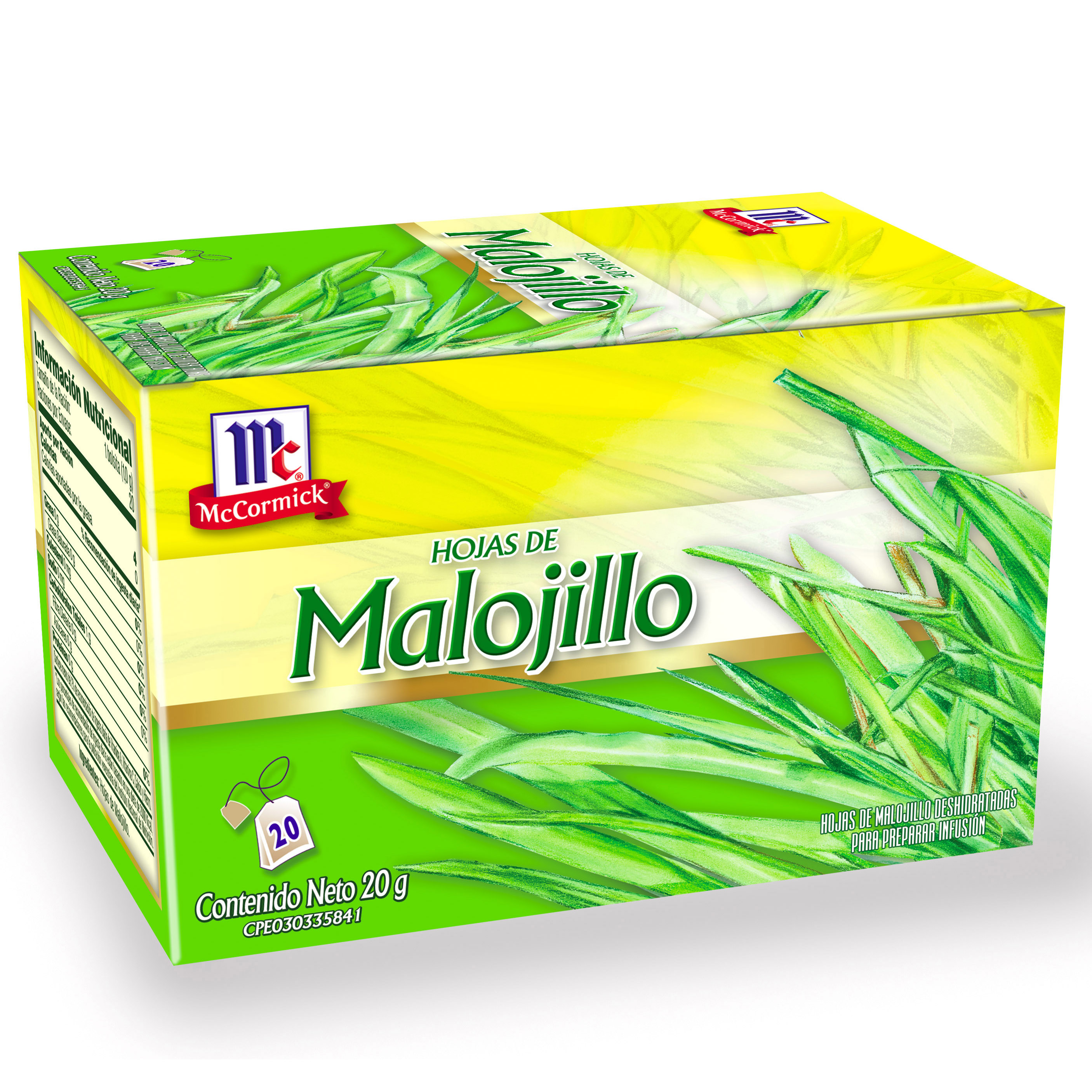 TÉ MALOJILLO MCCORMICK 20 BLS