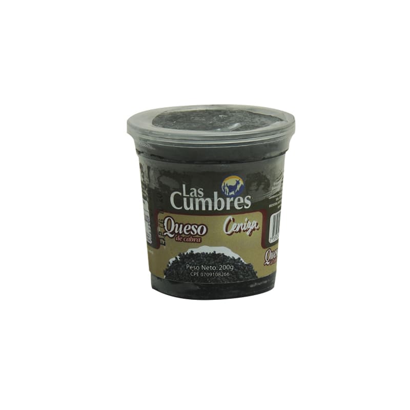 QUESO CABRA CON CENIZA LAS CUMBRES 200 GR