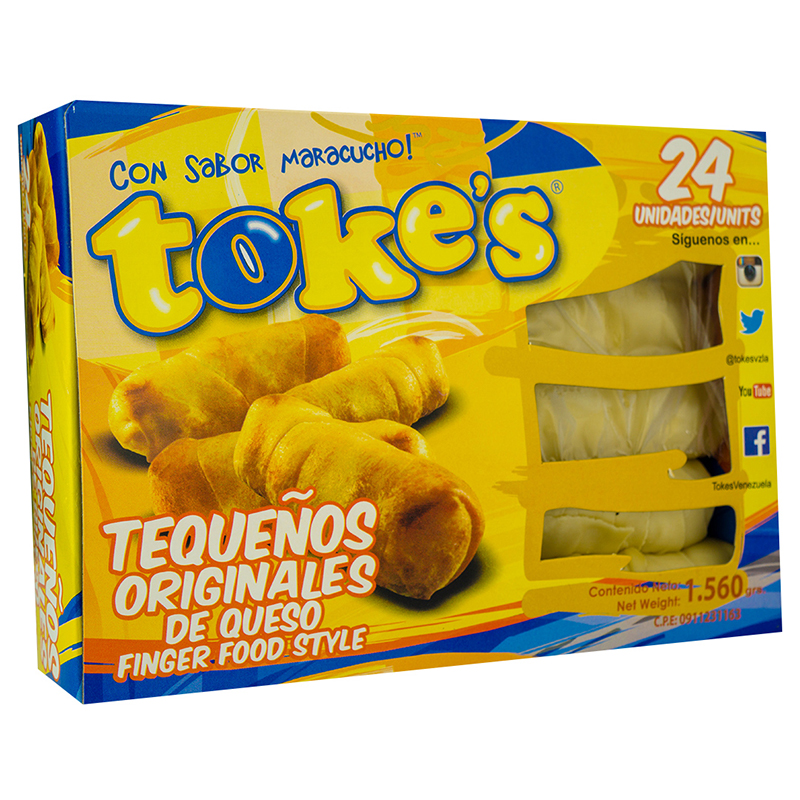 TEQUEÑOS TOKES DE QUESO GOURMET 24UND