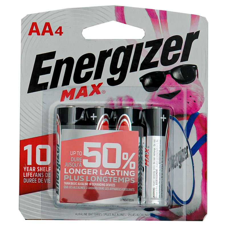 ENERGIZER MAX AA 4 Unidades