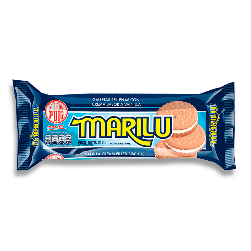 GALLETA MARILU VAINILLA 216 GR