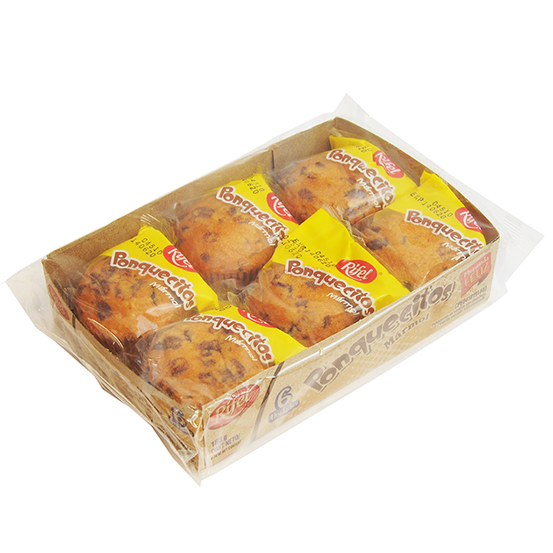 PONQUECITOS DE VAINILLA RIFEL 6 UNINIDADES